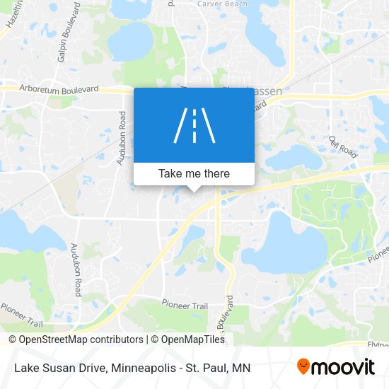Lake Susan Drive map