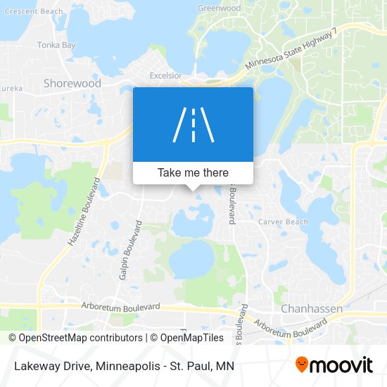 Lakeway Drive map