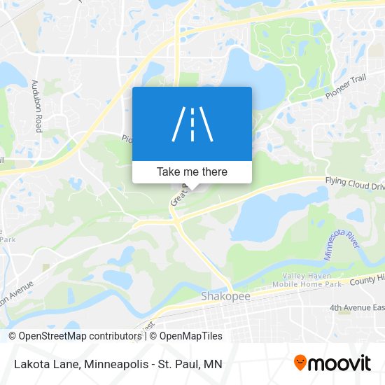 Lakota Lane map