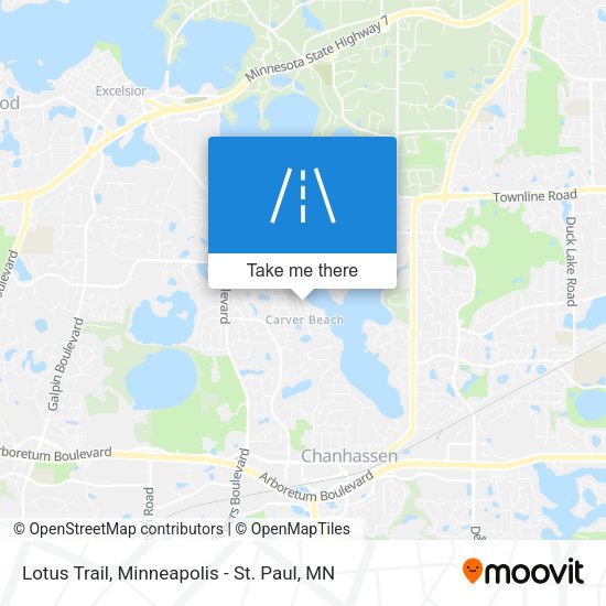 Lotus Trail map