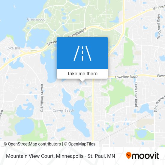 Mapa de Mountain View Court
