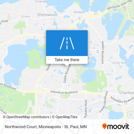 Mapa de Northwood Court