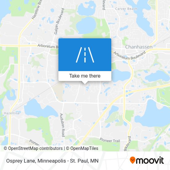 Osprey Lane map