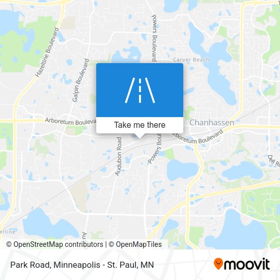 Park Road map