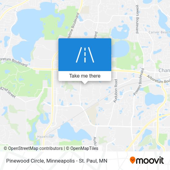 Mapa de Pinewood Circle