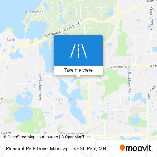 Mapa de Pleasant Park Drive