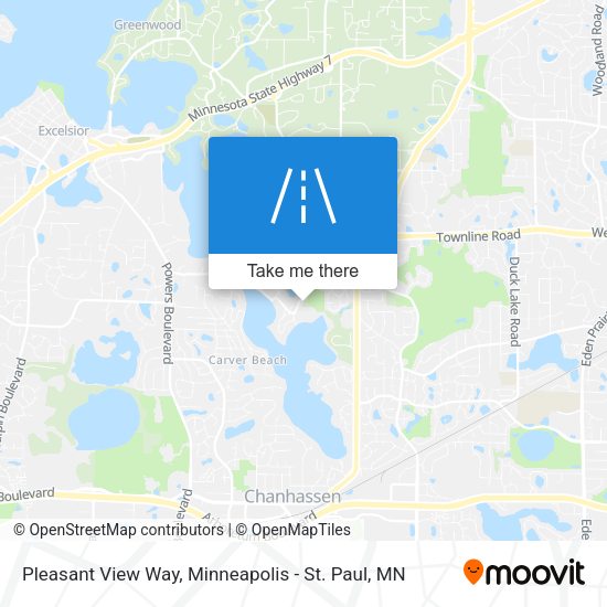 Pleasant View Way map
