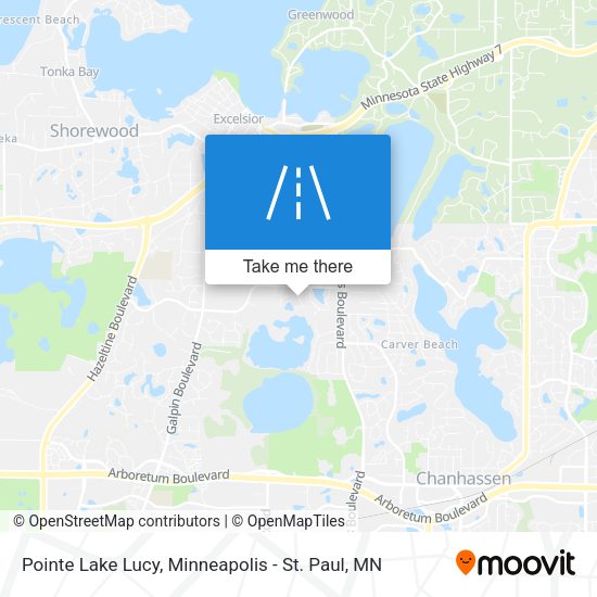 Mapa de Pointe Lake Lucy