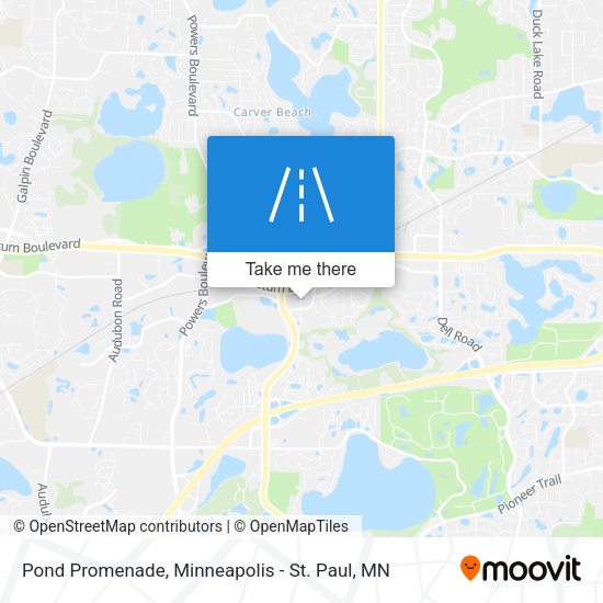 Pond Promenade map