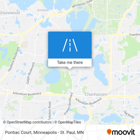 Pontiac Court map