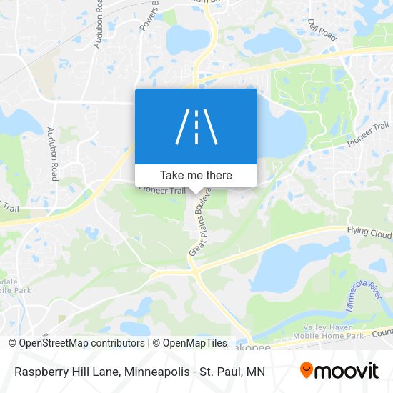 Raspberry Hill Lane map