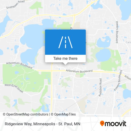 Ridgeview Way map