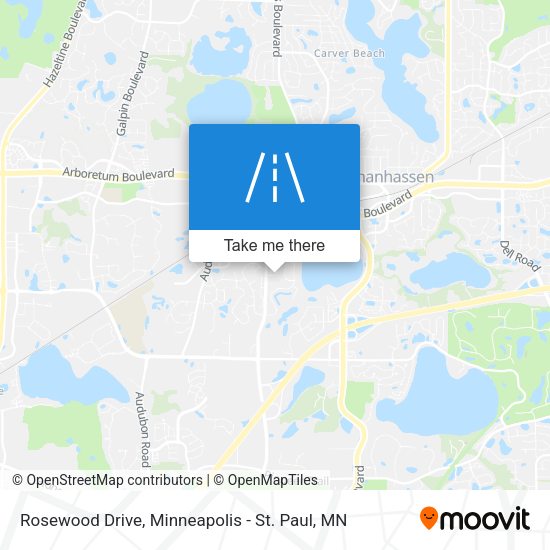 Rosewood Drive map