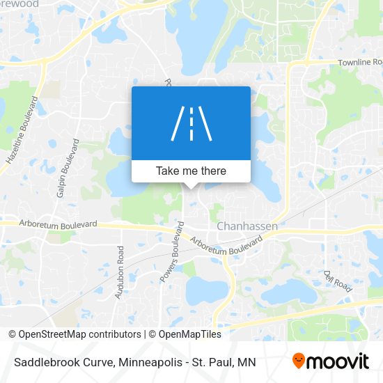 Saddlebrook Curve map