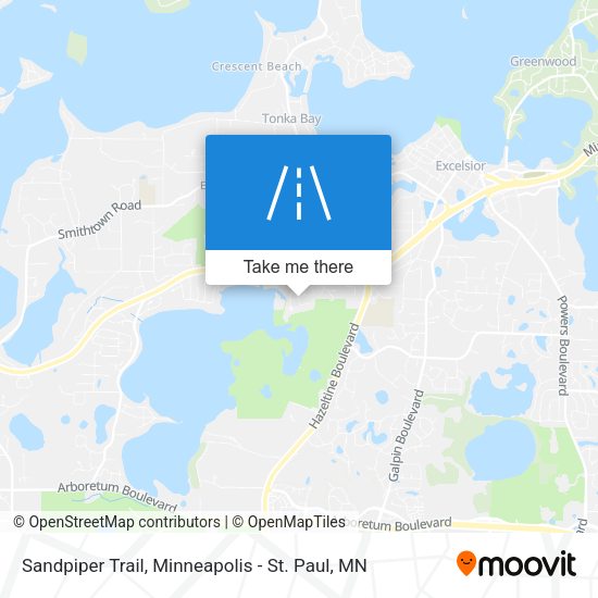 Sandpiper Trail map
