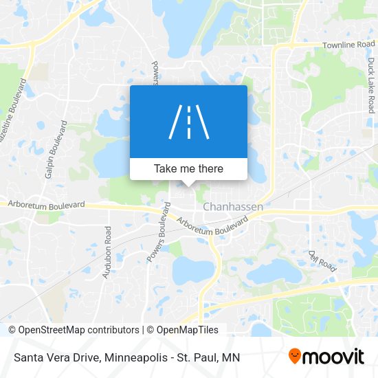 Santa Vera Drive map