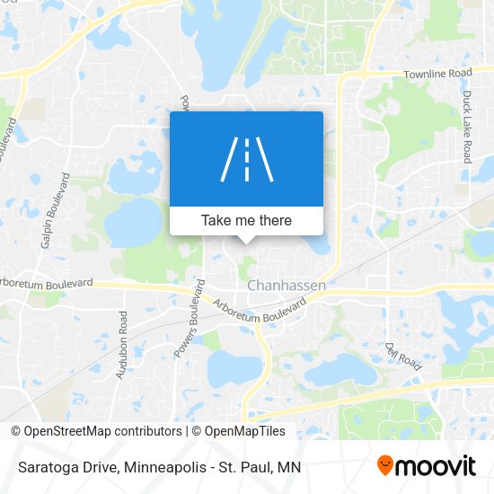 Mapa de Saratoga Drive