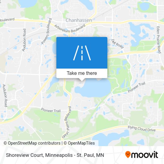 Shoreview Court map