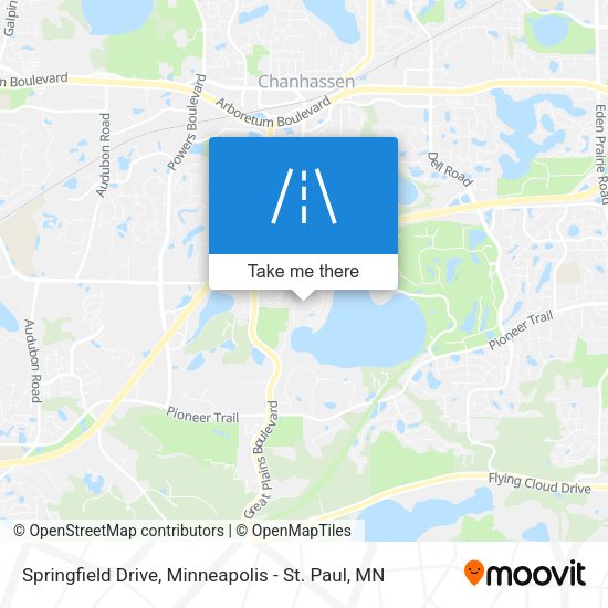 Springfield Drive map