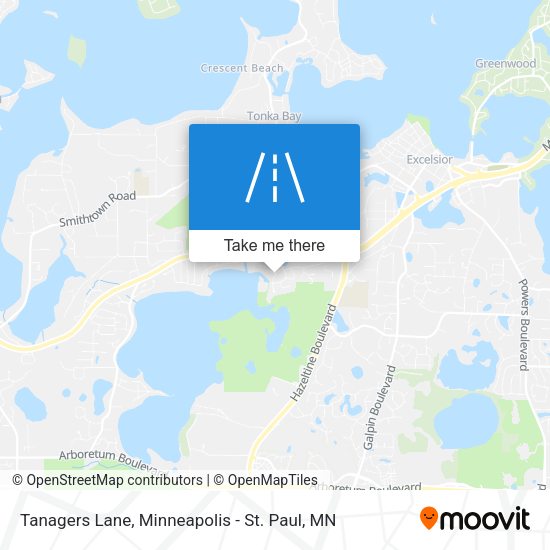 Tanagers Lane map