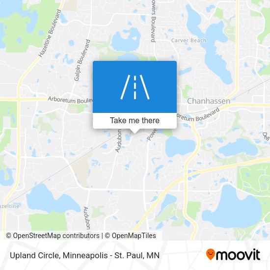 Mapa de Upland Circle