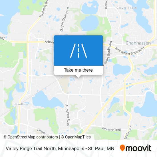 Mapa de Valley Ridge Trail North