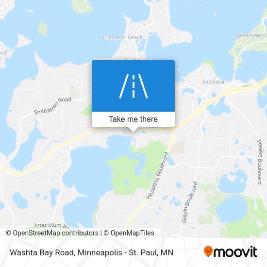 Mapa de Washta Bay Road
