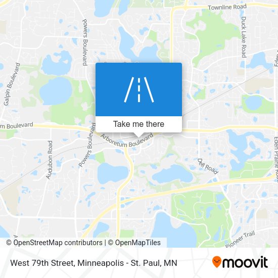 Mapa de West 79th Street