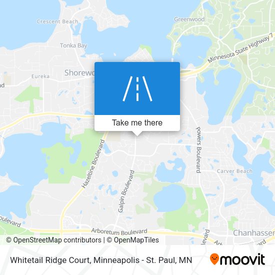 Whitetail Ridge Court map