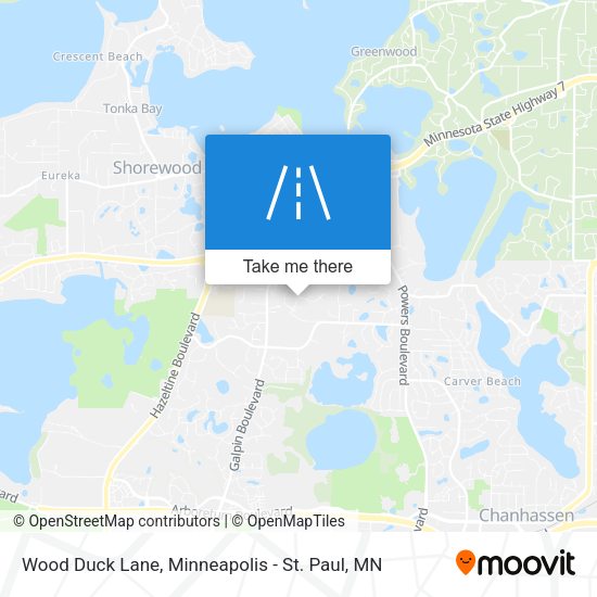 Wood Duck Lane map