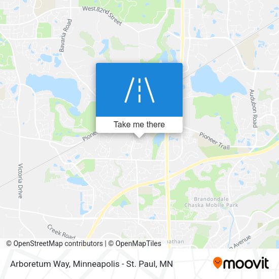 Arboretum Way map