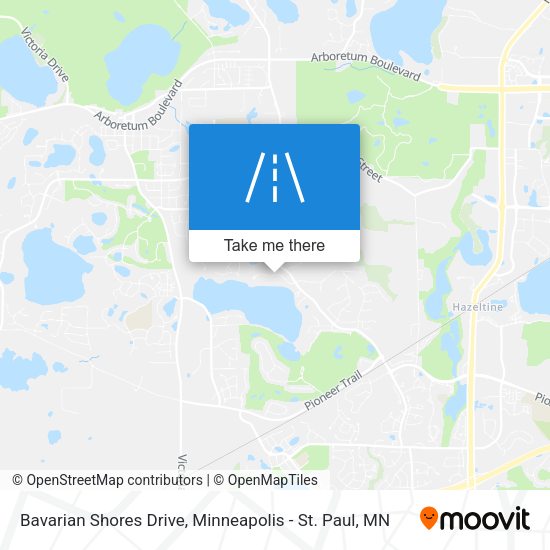 Bavarian Shores Drive map