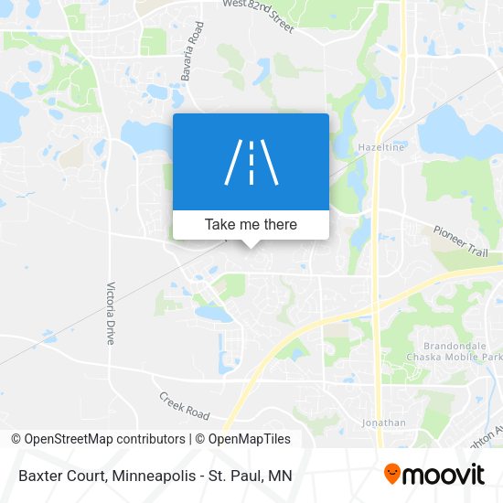 Baxter Court map