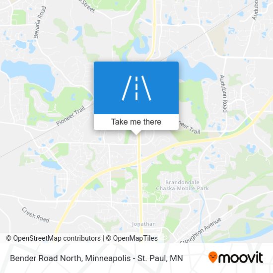 Bender Road North map