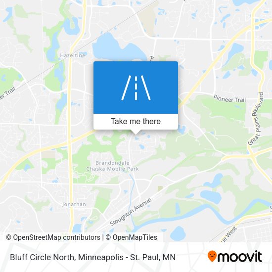 Bluff Circle North map