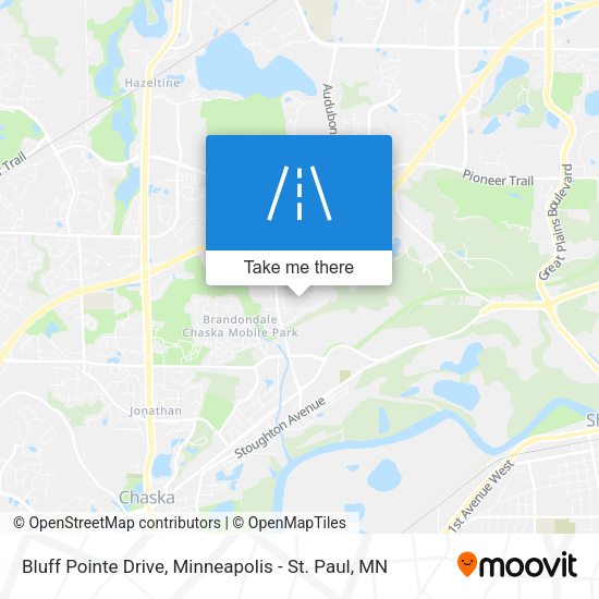 Bluff Pointe Drive map