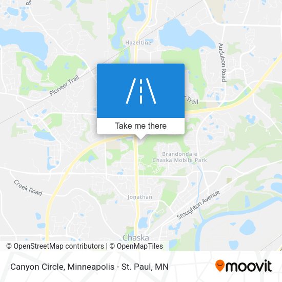 Canyon Circle map