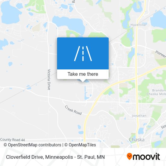 Cloverfield Drive map