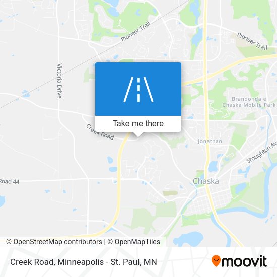 Creek Road map