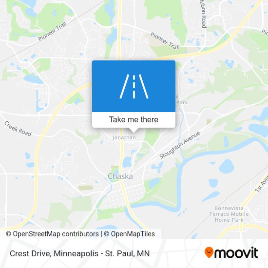 Mapa de Crest Drive