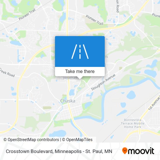 Crosstown Boulevard map