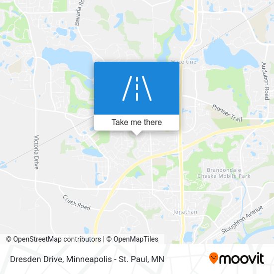 Dresden Drive map