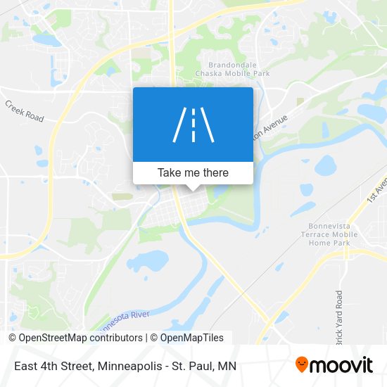 Mapa de East 4th Street