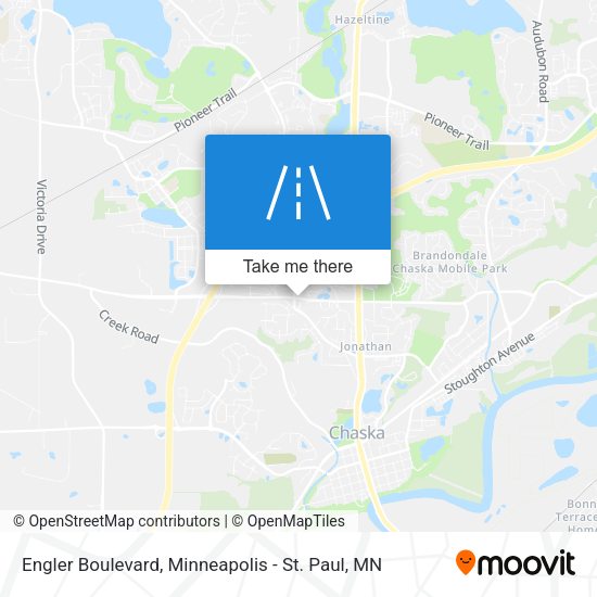 Engler Boulevard map