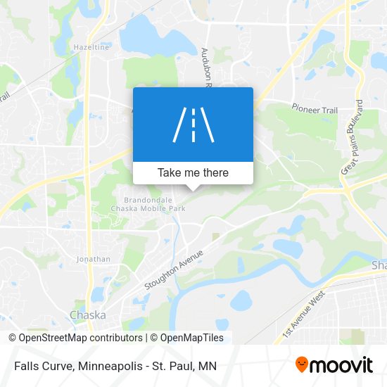 Falls Curve map