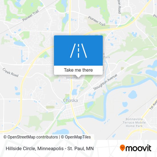 Mapa de Hillside Circle