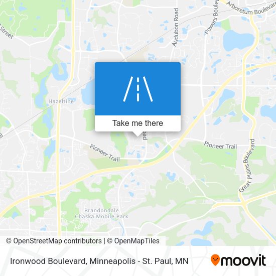 Ironwood Boulevard map