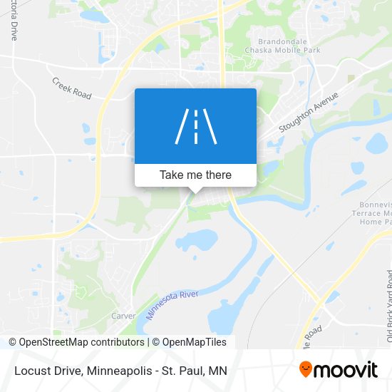 Locust Drive map