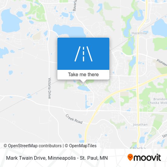 Mark Twain Drive map