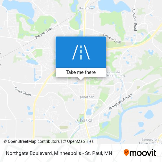 Northgate Boulevard map